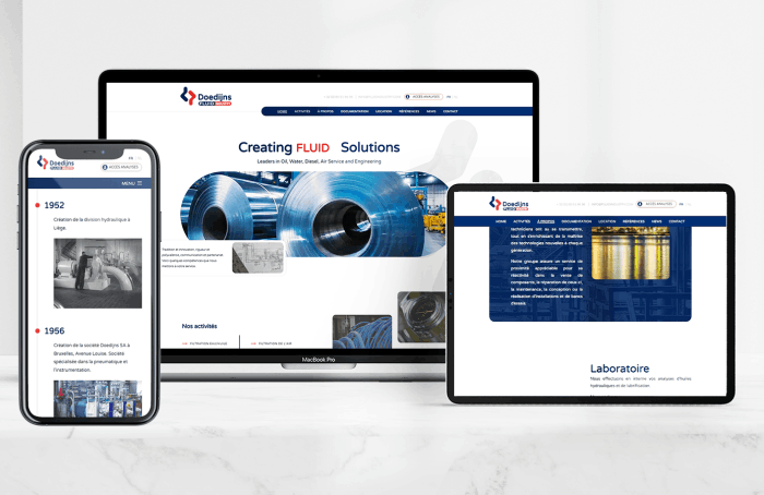 Site internet de Fluid Industry